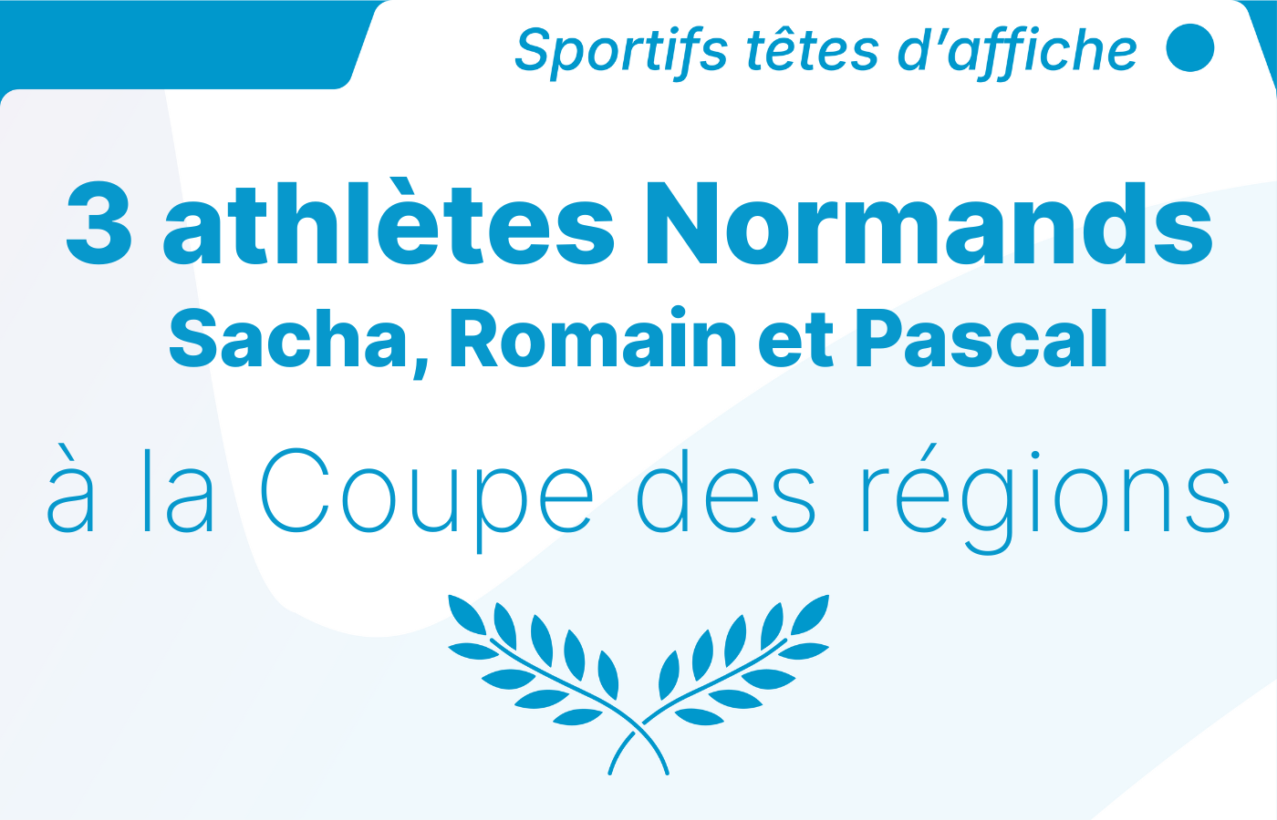 Trois athlètes handisport normands en route pour la Coupe des Régions !