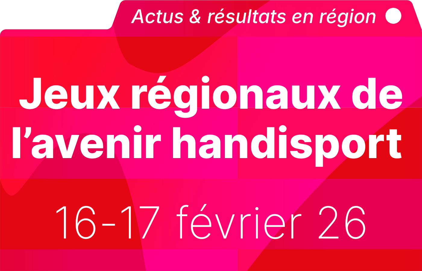 Jeux Régionaux de l’Avenir Handisport – CRJS Petit-Couronne 2026
